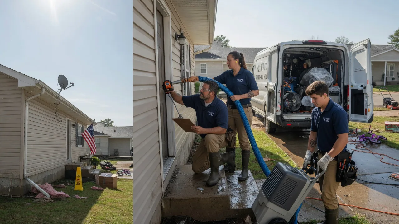 Ceiling Water Damage Restoration in Springfield, SD near me